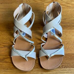 Steve Madden Beige and Light Brown Strappy Sandals